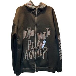 “Saw” Do You Want To Play? 2XL Zip Up Sweatshirt